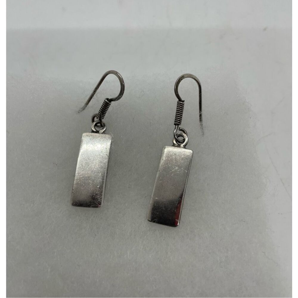 Vintage 925 Sterling Silver Dangle Drop Earrings